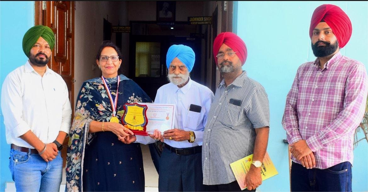 Principal Bela College got Honored by NFED